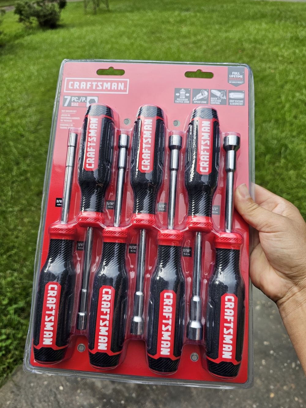 Craft Red and Black 7-Piece Nut Driver Set